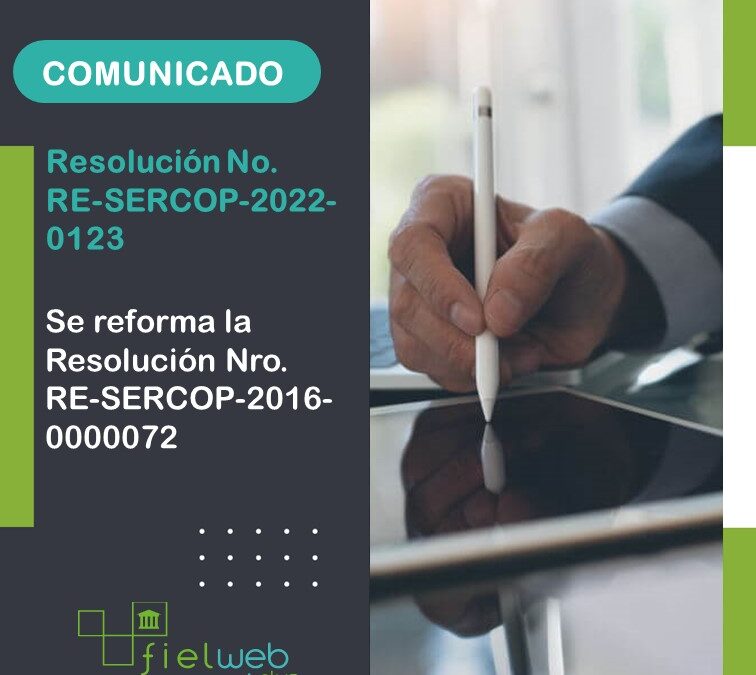 Resolución No. RE-SERCOP-2022-0123 – Boletín Jurídico